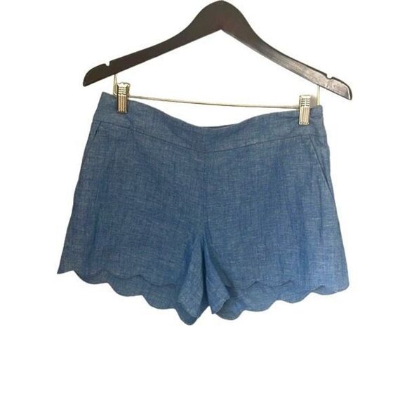 Ann Taylor LOFT chambray shorts. Size 2 Riviera Shorts. - Picture 1 of 6